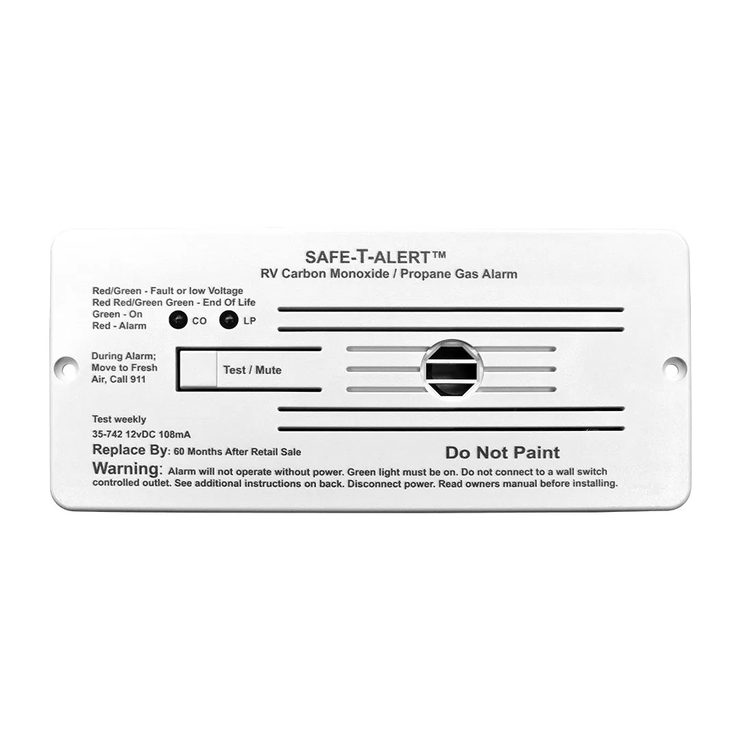 35-742-WT – MTI INDUSTRY Carbon Monoxide/ Propane Leak Detector, Detects Both LP And CO Gas Alerts To Leak With Beepi...